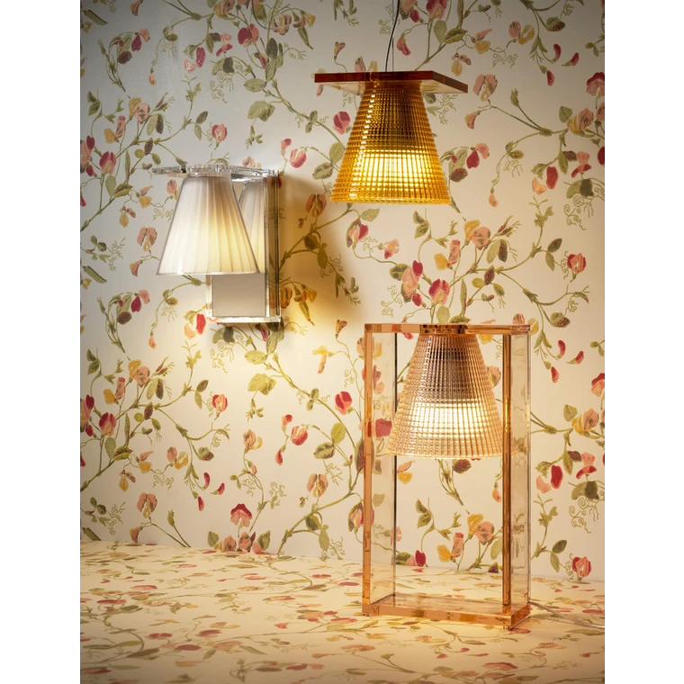 Light Air Wall Lamp Sculped Pink Kartell